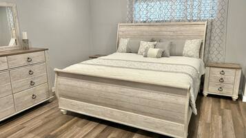 3 habitaciones, escritorio, wifi gratis y ropa de cama