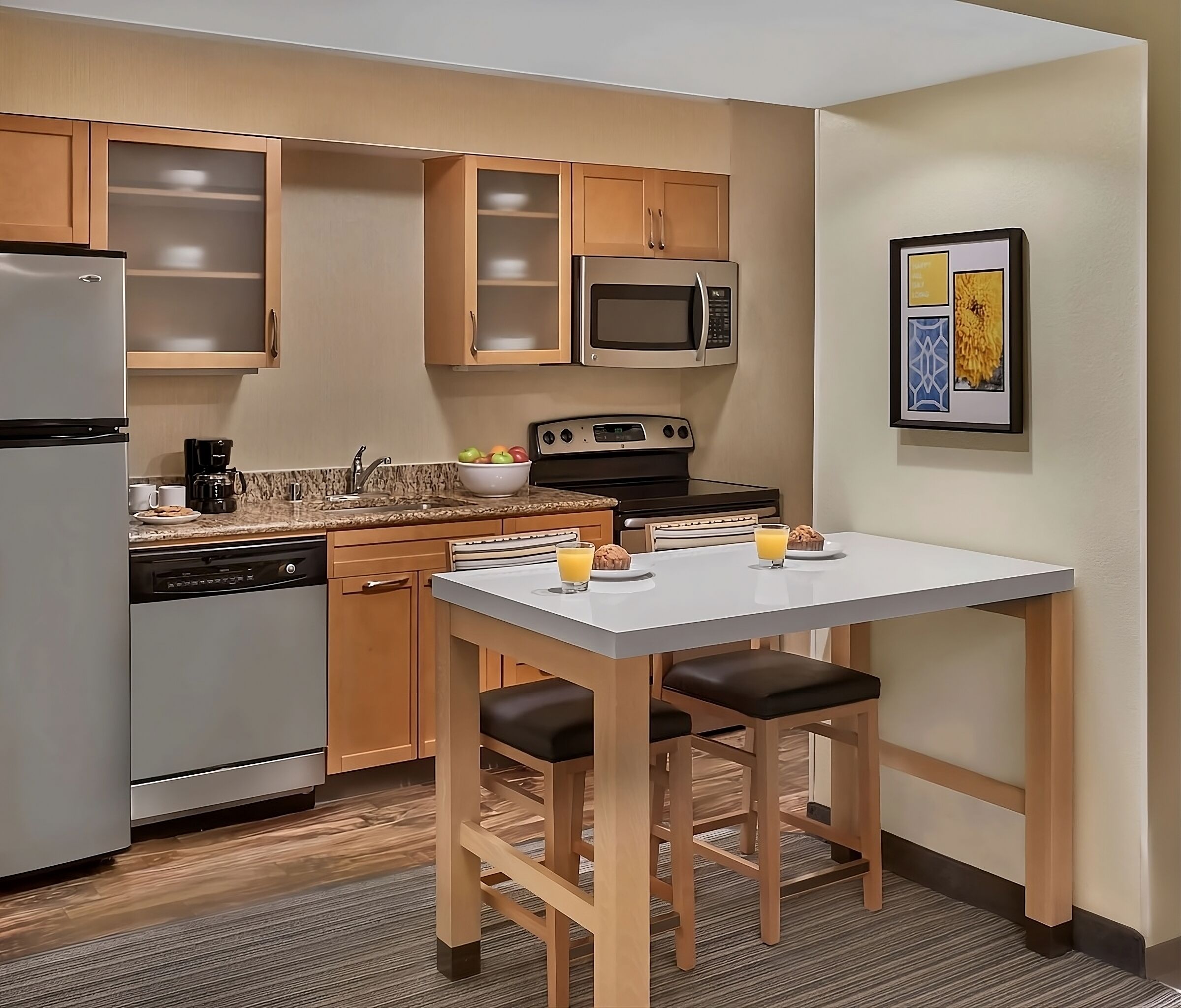 A short drive to Museum of Transportation! 2 Suites with Kitchens & Fireplace!
