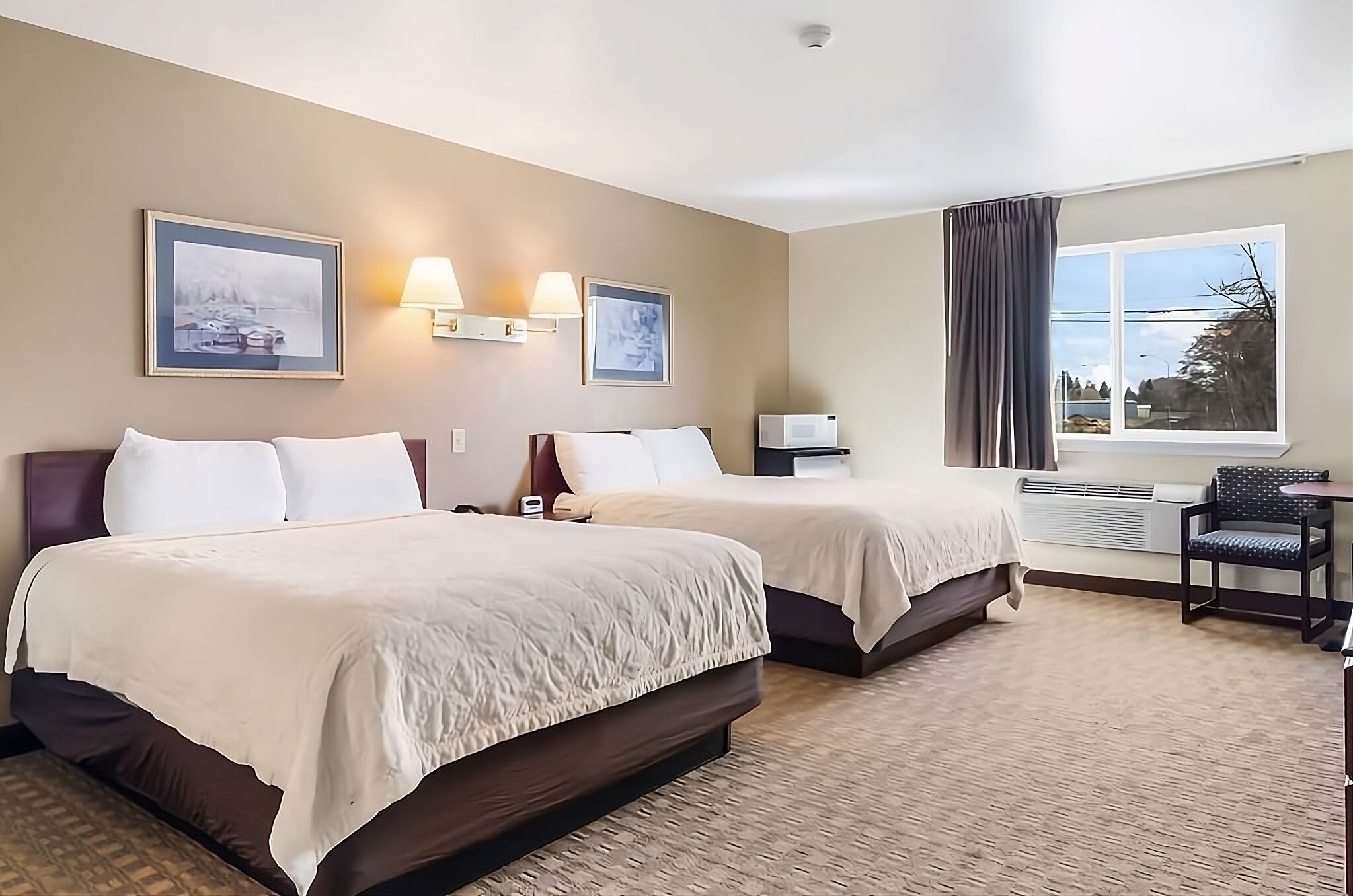 Stretch out in a generous room designed for easy comfort.