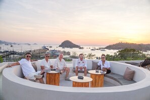 Udsigt fra overnatningsstedet