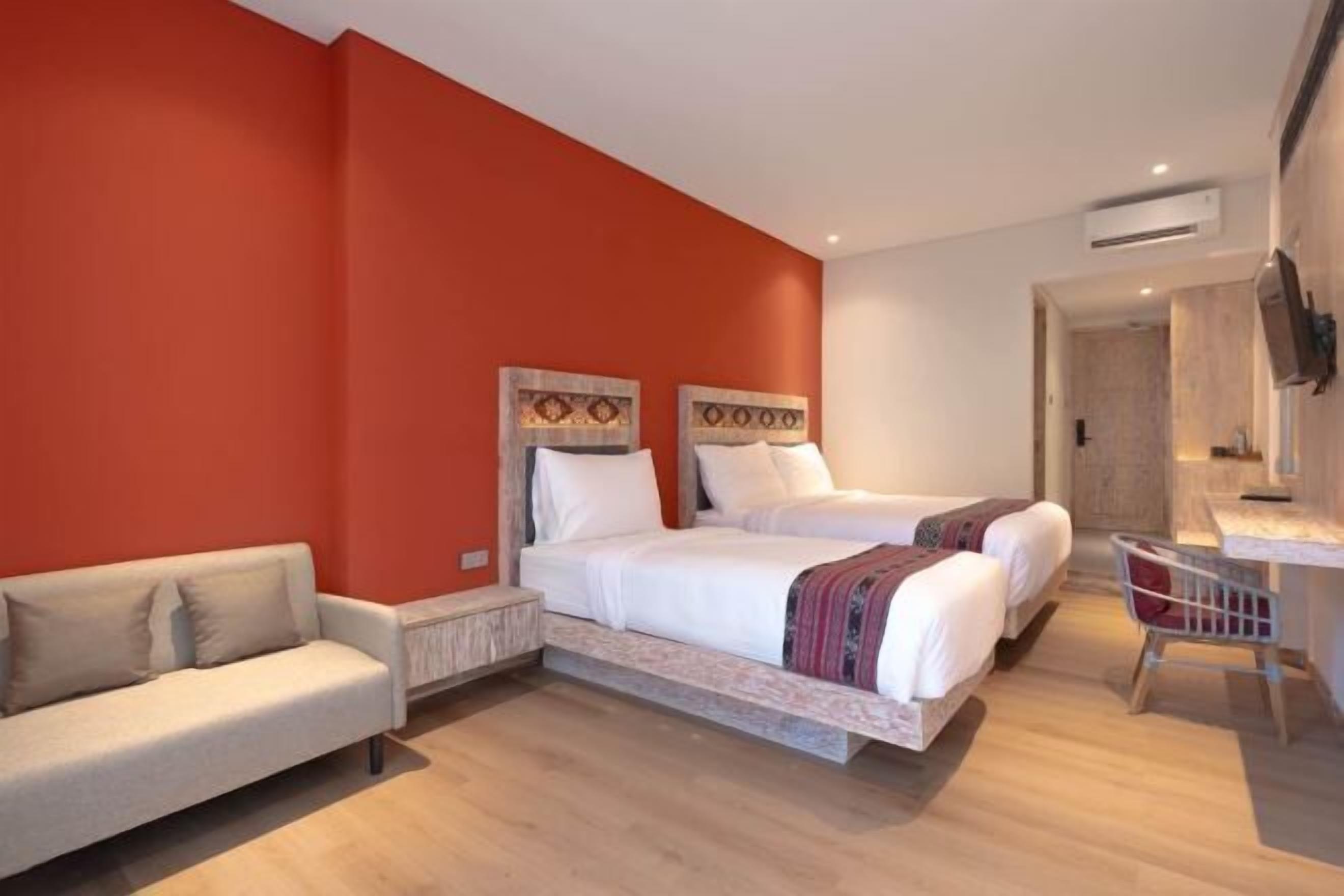 Premium bedding, memory foam beds, minibar, in-room safe