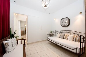 Apartment | 1 bedroom, desk, blackout drapes, iron/ironing board