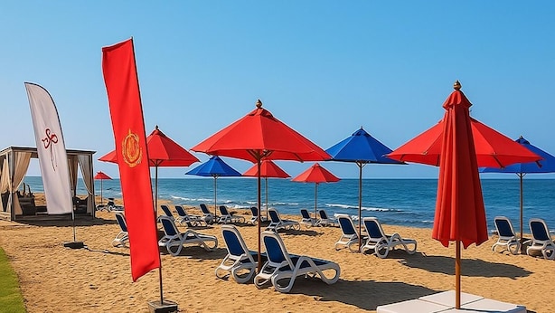 Beach - Beachfront Chalet in Porto Said With Pool & Gar (Al-Manasrah)