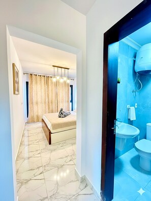 Chalet, 2 Bedrooms, Accessible, Smoking | 2 bedrooms - Beachfront Chalet in Porto Said With Pool & Gar (Al-Manasrah)