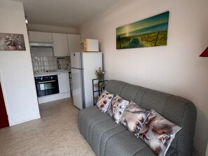 TV - Apartment with balcony and parking 50m from the beach (Villers-sur-Mer)