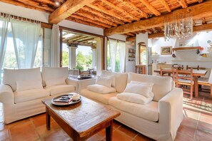 Living area - Charming Villa Can Syra (Sant Josep de sa Talaia)