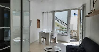 Appartement cosy avec jardin près du port et des plages à Capbreton