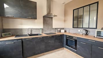 Fridge, microwave, dishwasher, freezer