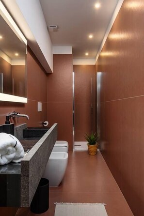 Shower, towels