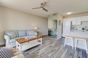 Appart'hôtel, 1 chambre | Coin séjour
