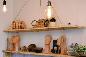 Design-Haus | Eigene Küche | Wasserkocher mit Kaffee-/Teezubehör
