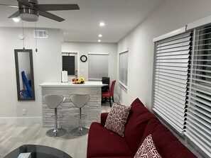 Interior - remodeled spacious  apartment motel  unit ,100 feet from the beach (Lauderdale-by-the-Sea)