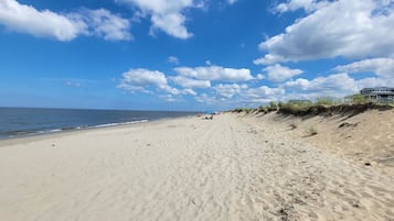 Tæt på stranden, liggestole