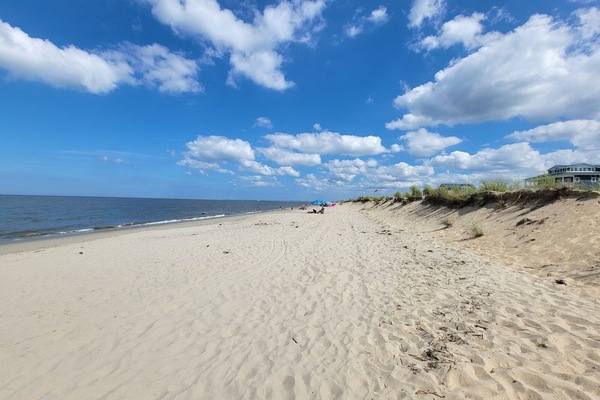 Una spiaggia nelle vicinanze, lettini da mare