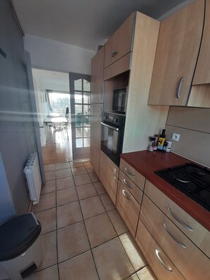 Fridge, microwave, oven, stovetop - Bright apartment with unobstructed view (Bordeaux)