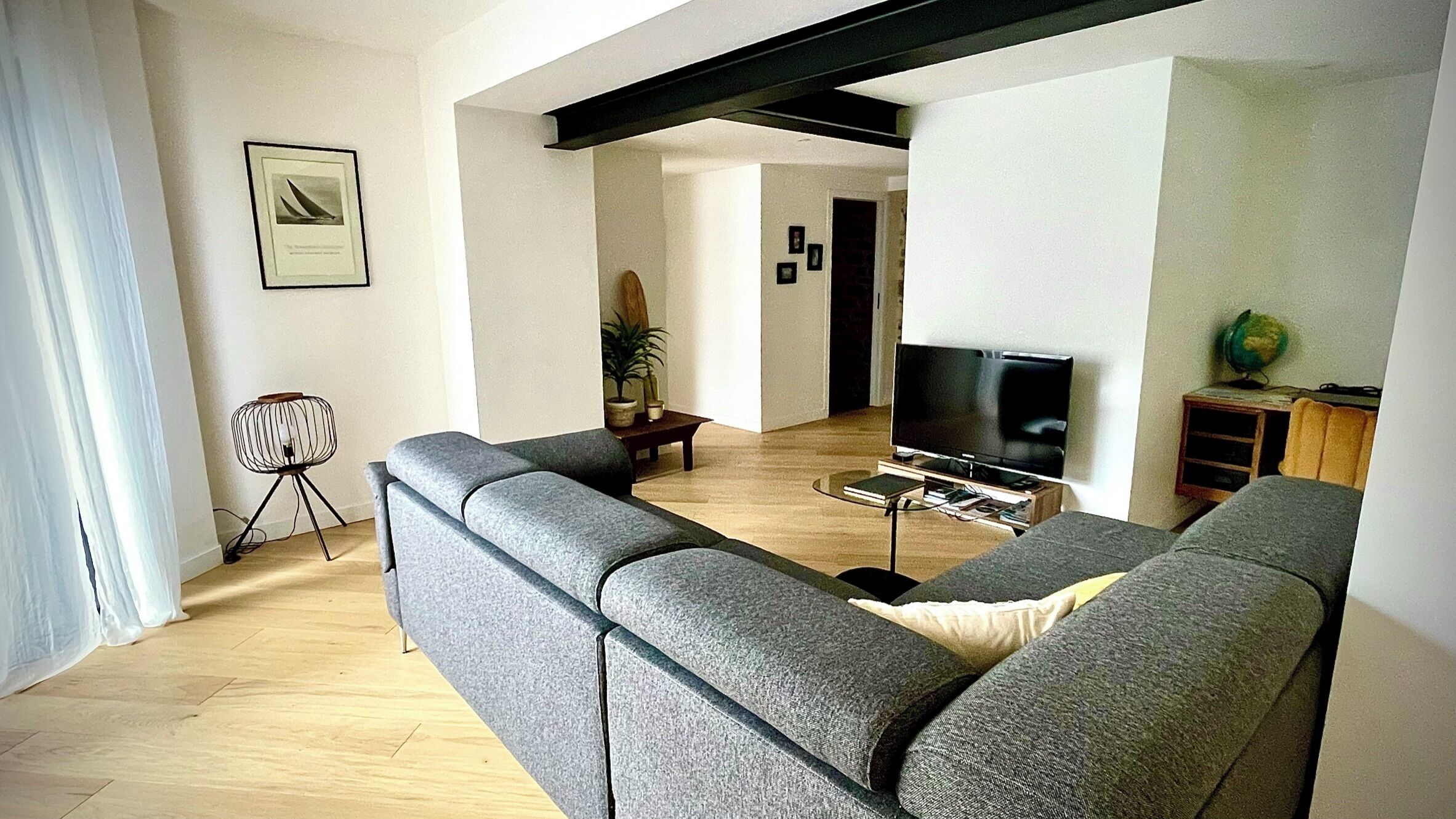 Ground floor apartment in a quiet area, port, stadium and town center on foot