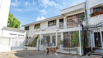 Majoituspaikan julkisivu