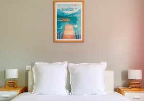 2 chambres, accès au Wi-Fi (inclus), literie fournie