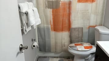 SĂšche-cheveux, serviettes fournies, savon, shampoing