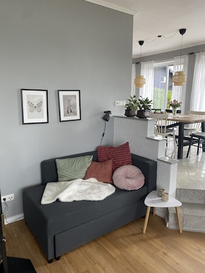 Fernseher, Kamin, Videospiele, DVD-Player