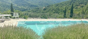 Tuscan modern historical cottage in the hills with own  swimming pool