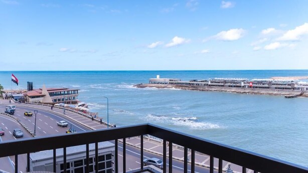 Panoramic Apartment, 2 Bedrooms, Sea View | Balcony - Gleem Luxury Apartments  (Alexandria)