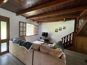 Smart TV, fireplace, video games, table tennis