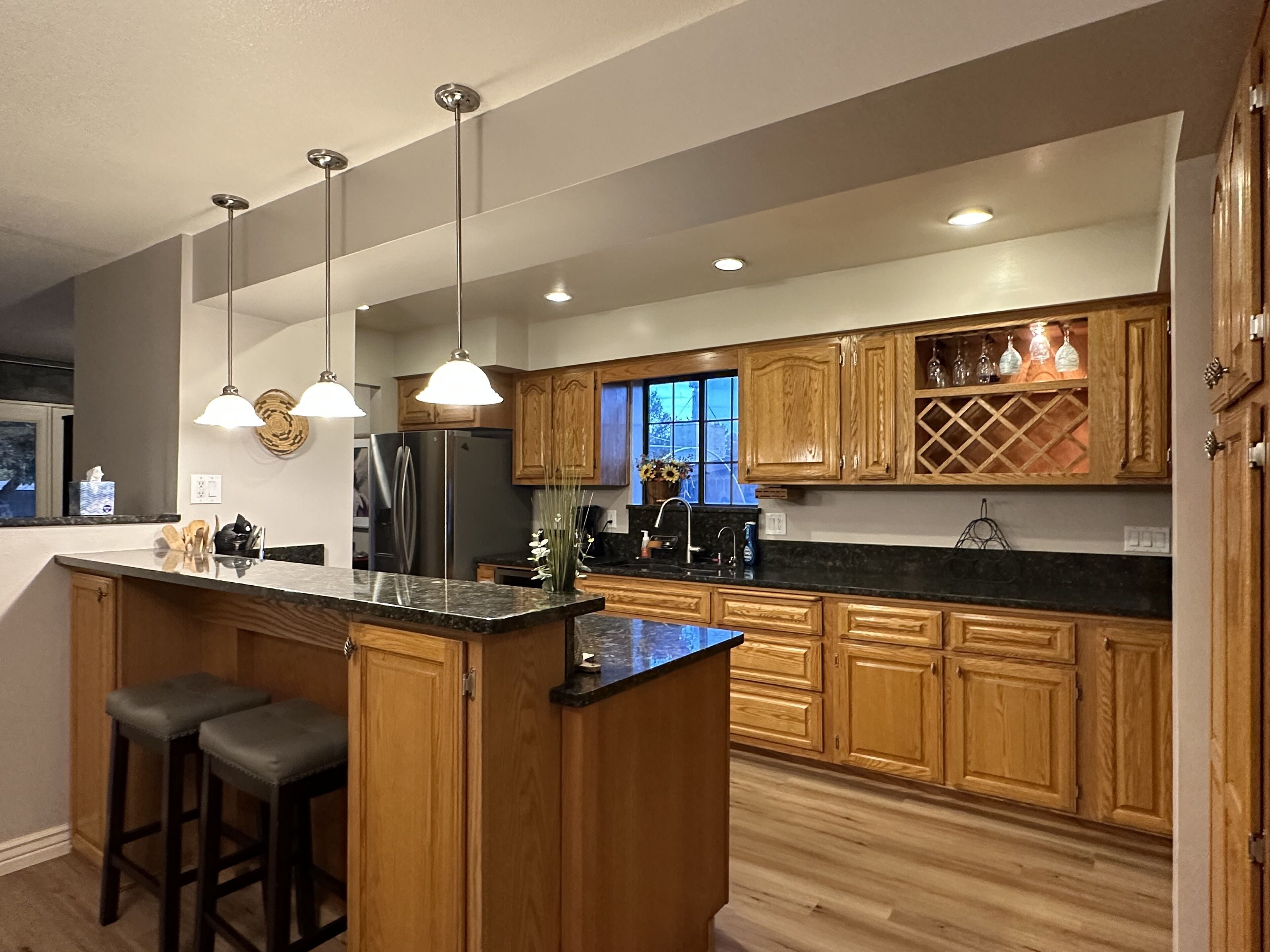 Beautifully updated house with 2 master suites, hot tub & great patio space!