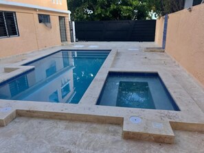 Outdoor pool - The Place/ The Abril Suite - 3min from the beach! 🏝️ (Puerto Plata)