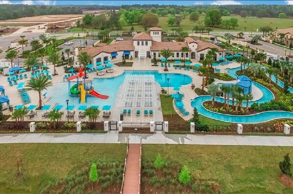 Pool - Stylish Home 4br, Priv Pool-bbq-golf Country Club (Davenport)