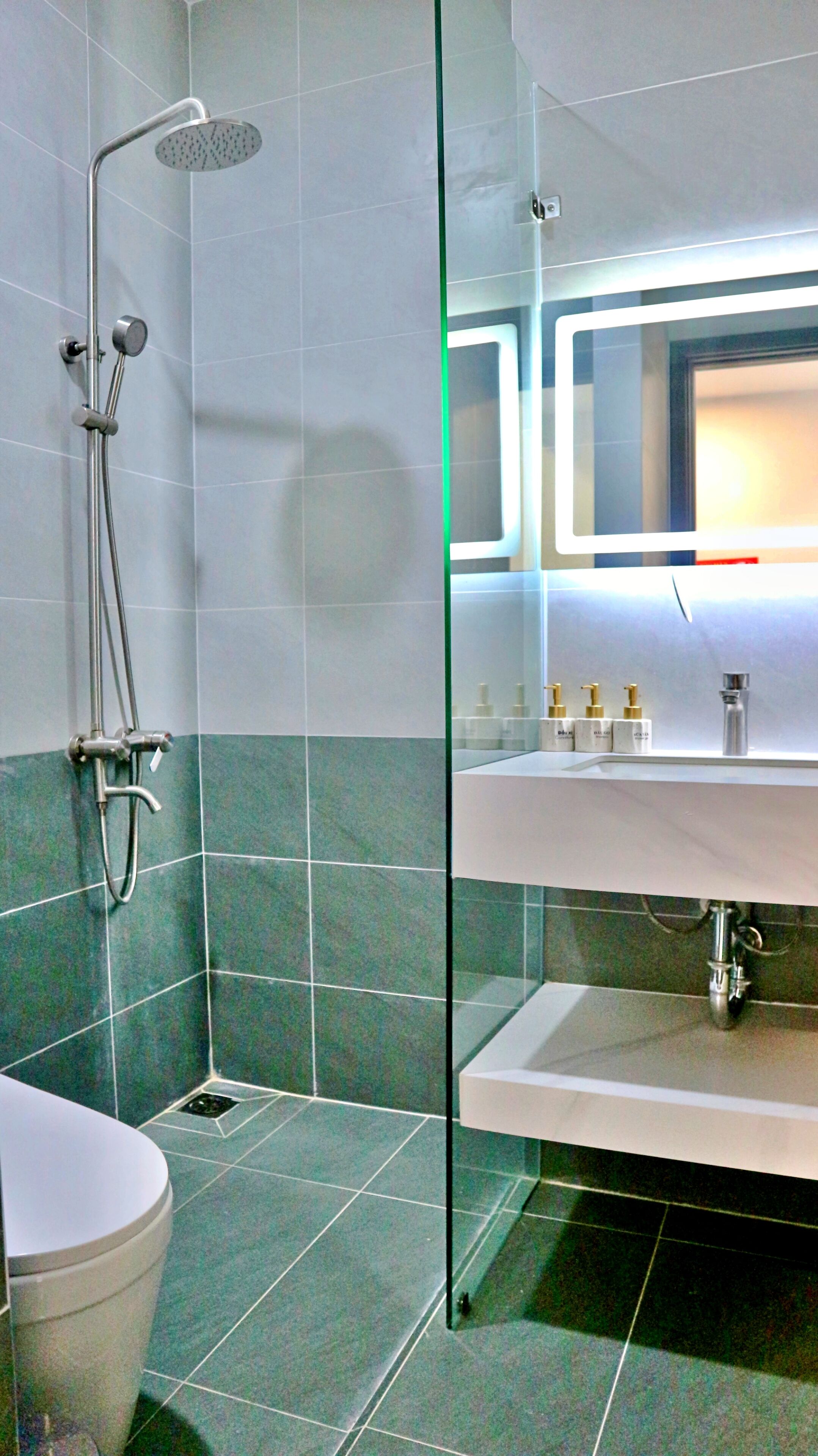 Ducha, cabezal de ducha con hidromasaje