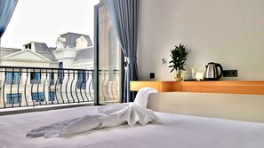 Habitación doble Deluxe | Sábanas de algodón egipcio y ropa de cama de alta calidad