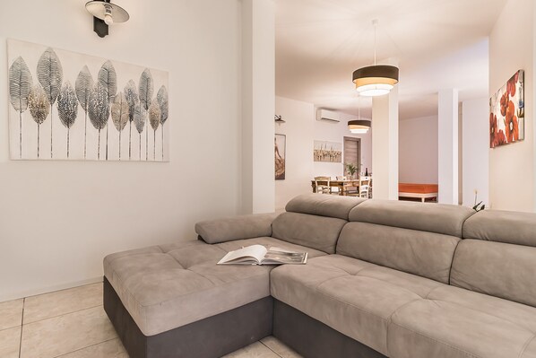 Living area - Apartment Salgareda - 10 min from Outlet Noventa di Piave (Salgareda)