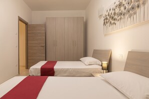 2 slaapkamers, beddengoed