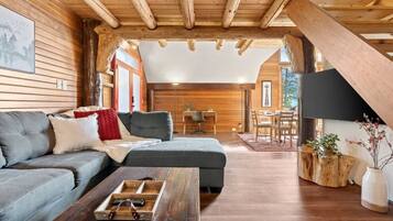 TV connectée, cheminée