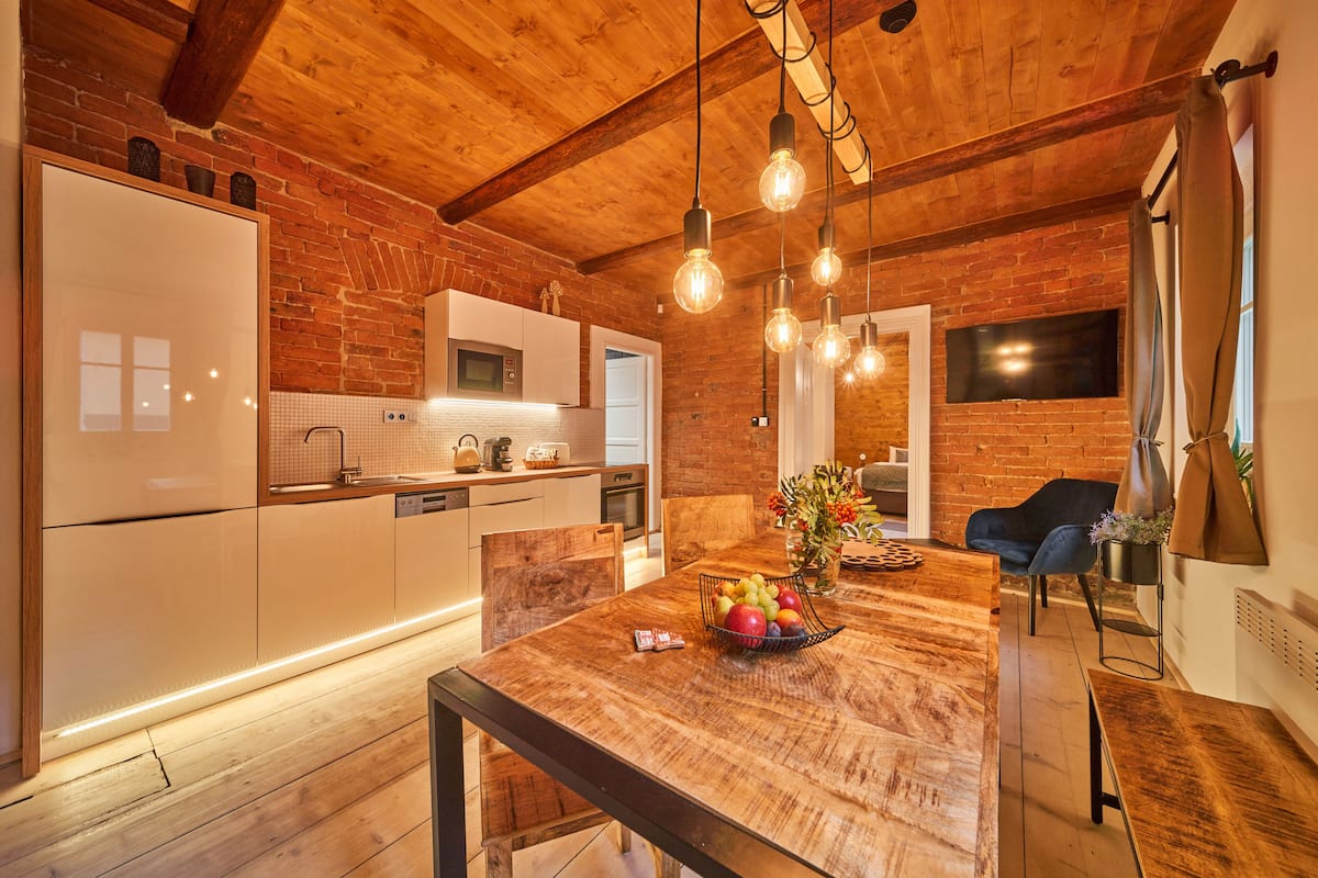 Deluxe Apartment | Living area | Smart TV