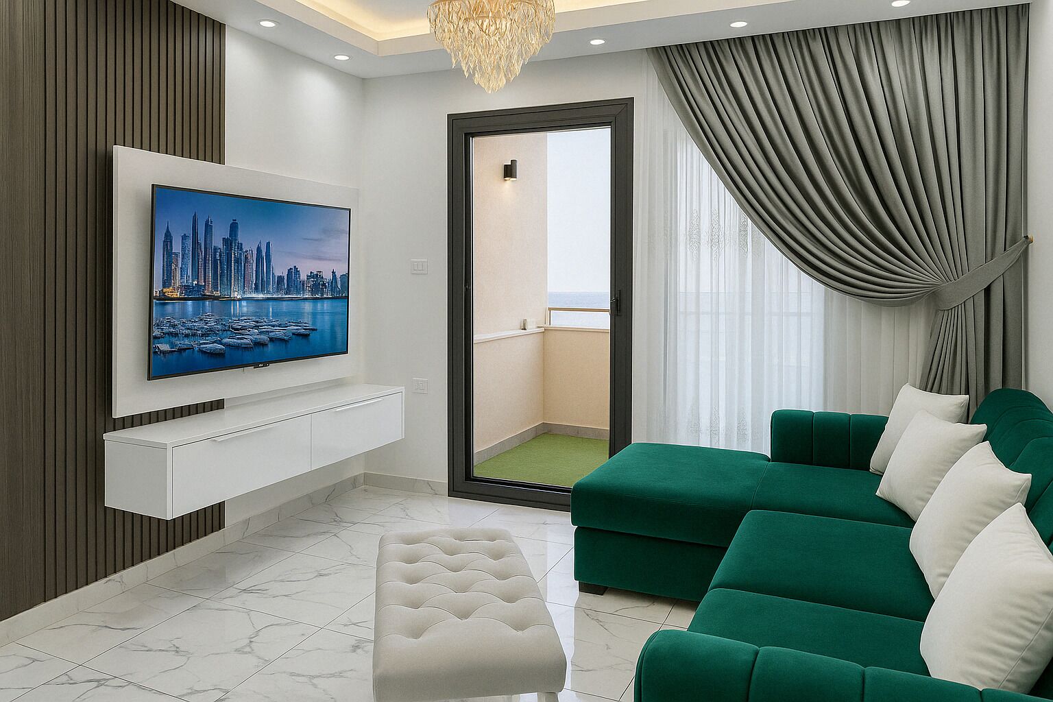 Chalet, 2 Bedrooms, Accessible, Smoking | Living room