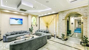 Sala de estar en el lobby