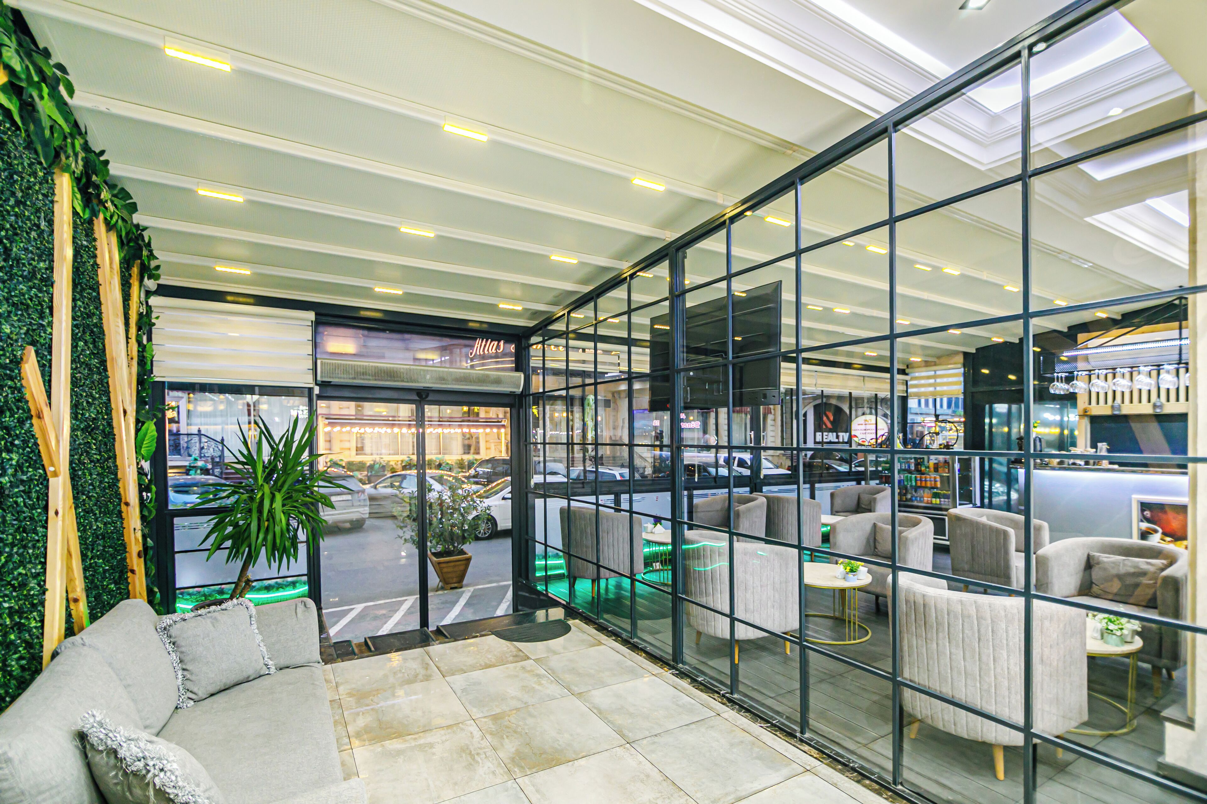 Interior entrance
