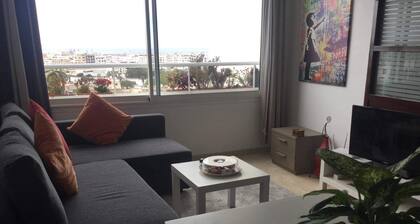 Amazing view overlooking the ocean and Hassan 2