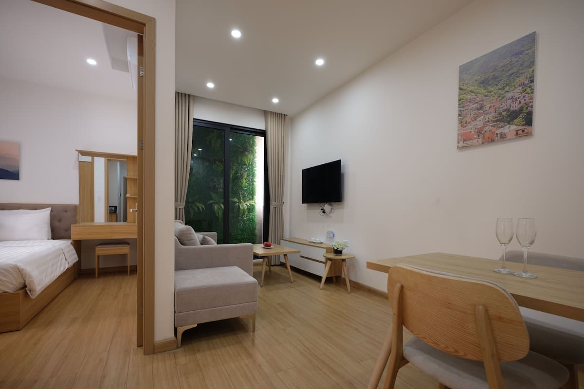 Appartamento Luxury | 1 camera, tende oscuranti, insonorizzazione, ferro/asse da stiro