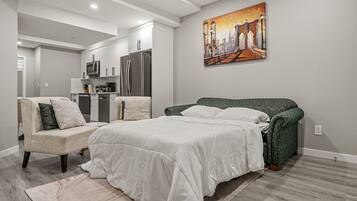 Basic House | Living area | 60-inch Smart TV with digital channels, TV, Netflix