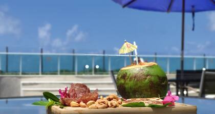 Areias do Mar Tranquilo com Varanda A317