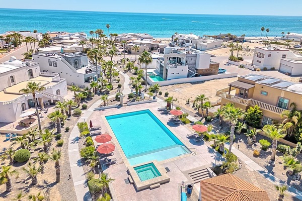 Community Pool Area and Beach