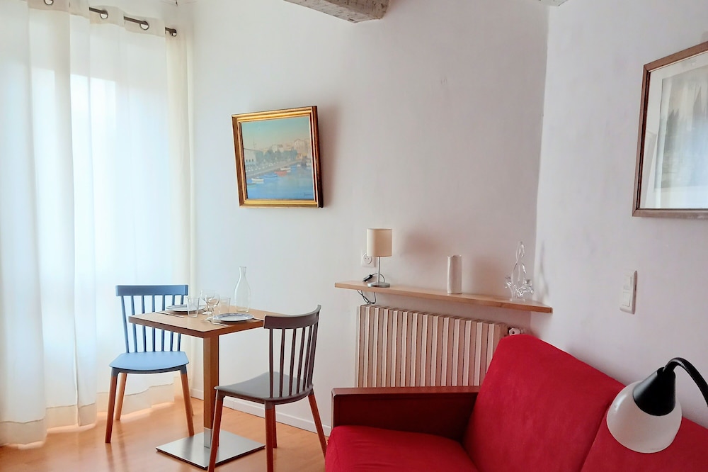 a quiet corner in town + garage