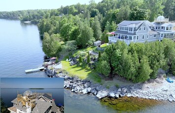 Arial view of the enchanting grounds of LoZa House. Amenities abound for your enjoyment!