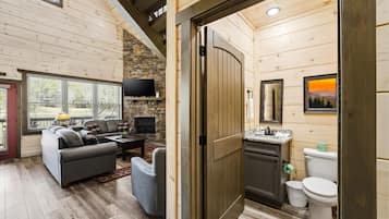 Cabin, Multiple Beds, Hot Tub | Interior