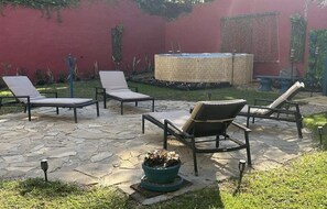 Quarto solteiro luxo | Terraço/pátio