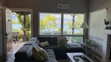 TV connectée, cheminée