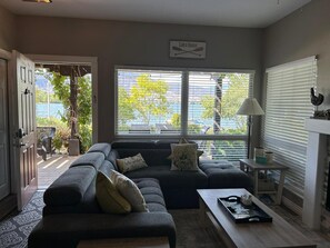 TV connectée, cheminée